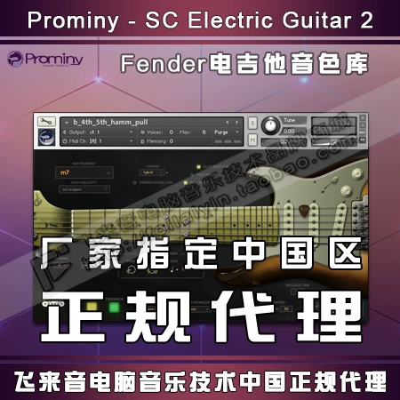 Подлинная электрогитара Prominy SC 2, электрогитара Fender, мягкий источник звука, звуковая библиотека версии K