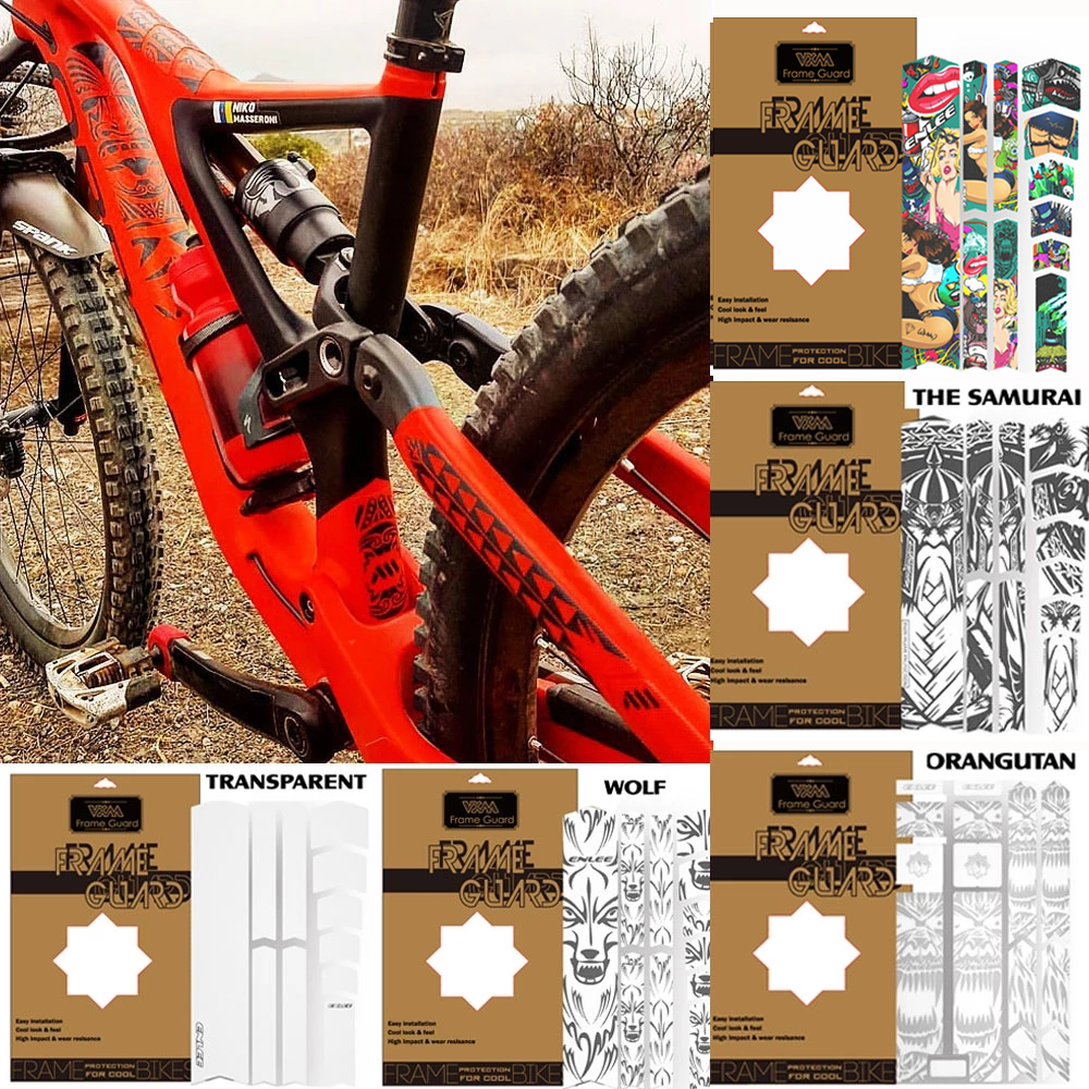 VXM mountain road bike rack front fork anti-scraping and waterproof universal 3M sticker rhino leather protective film
