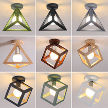 Aisle suction top light Nordic minimalist modern door hall Corridor Balcony Light Personality Creative Macaron Cloakroom Lamp