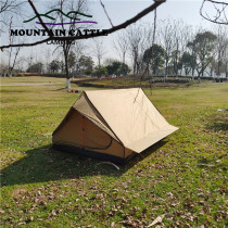 MountainCattle Mountain cow outdoor camping mountaineering equipment Anti-rain ultra-light pole-less cabin ridge tent