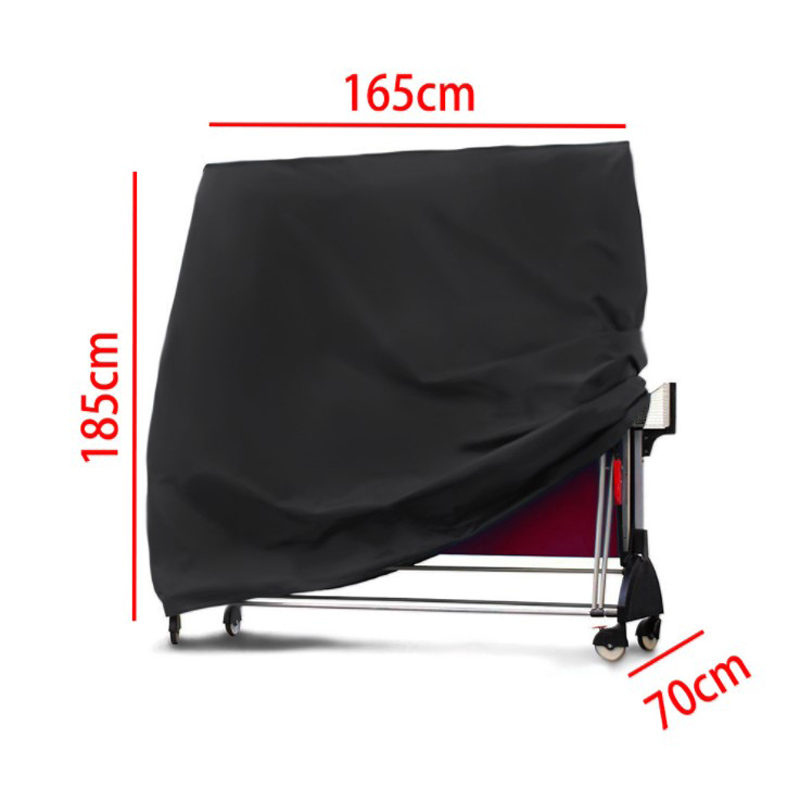 Table tennis table cover protective cover outdoor waterproof and dustproof Oxford cloth sunscreen table furniture black waterproof cover - Taobao