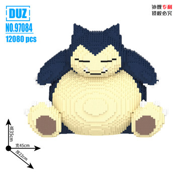 New Pokémon 35cm Kirby Building Blocks Adult Stress Relief Ornament Gift Boys and Girls Educational Assembly Toy