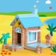Пляжная хижина 【74 шт.