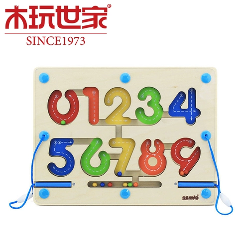 木玩世家 Магнитный лабиринт, головоломка, цифровая интеллектуальная игрушка