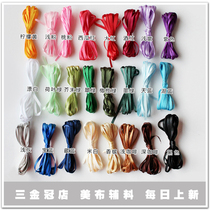 3-meter price 3mm 0 3cm 3cm Colour satin ribbon silk with ribbon Gift DIY handmade ornaments Silk with webbing