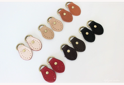 Кожаный и кожаный инструмент DIY Ручная швейная сумка аксессуары для головы кожа D Закрежка на обеих сторонах кончика кончика уха висящей ушной пряжки