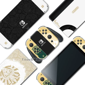 Подходит для Nintendo Switch OLED-наклейка NS пленка Zelda Tears of the Kingdom Limited, рокерша с кошачьим когтем