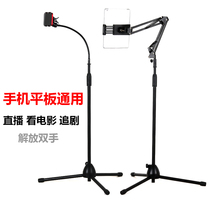 Bedside lazy mobile phone tablet holder live broadcast selfie recording video IPad Universal movie landing tripod