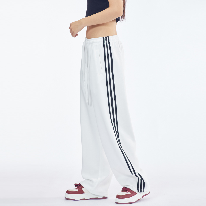 Cyrm American Street Style Three-Stripe Sports Pants 2026 Spring/Summer New Jazz Dance Loose Wide-Leg Casual Banana Pants