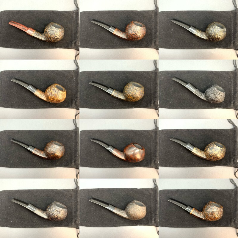 Italian Imported Briar Wood Free-Style Handmade Pufferfish Pipe