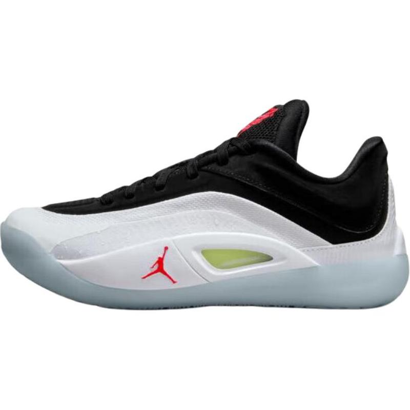 Jordan ZION 4 柔软舒适 耐磨 低帮 儿童篮球鞋 黑白色