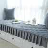 Bay window mat, thickened window sill mat, non-slip, four-season machine washable, thickened sponge mat, balcony bay window mat