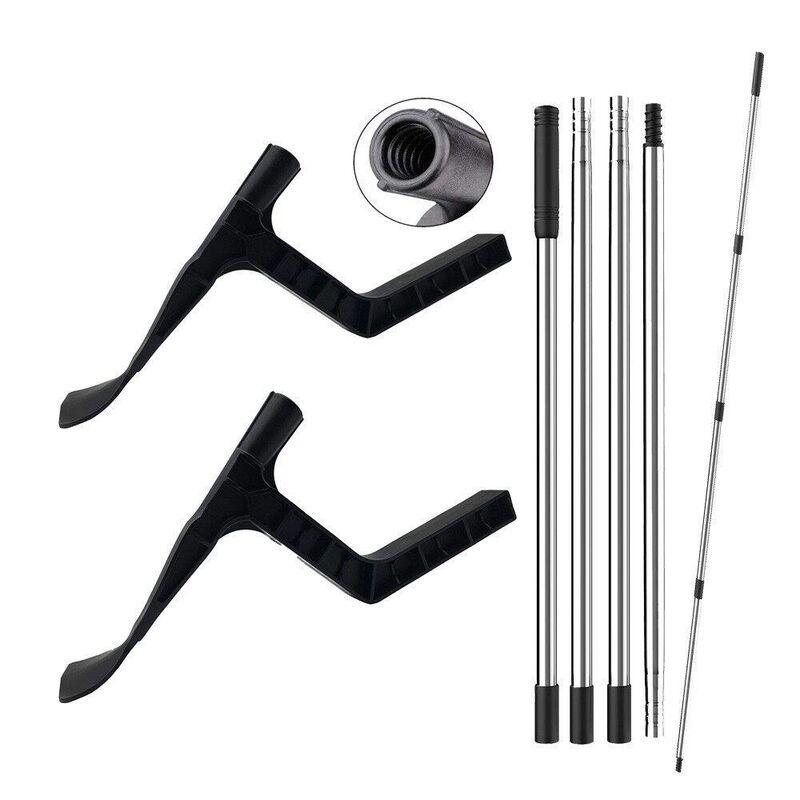 Cross-Border New Model Gutter Cleaner with Handle, Garden Leaf Cleaning Tool, Roof Dust Gutter Cleaning Shovel Cross-Border New Model Gutter Cleaner with Handle, Garden Leaf Cleaning Tool, Roof Dust Gutter Cleaning Shovel
