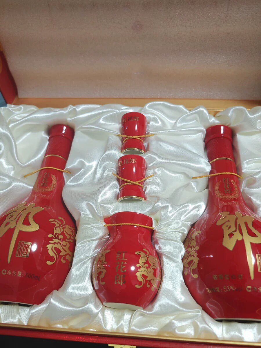 郎酒红花郎红十53度酱香型白酒500ml*2瓶礼盒装评价- 淘宝网