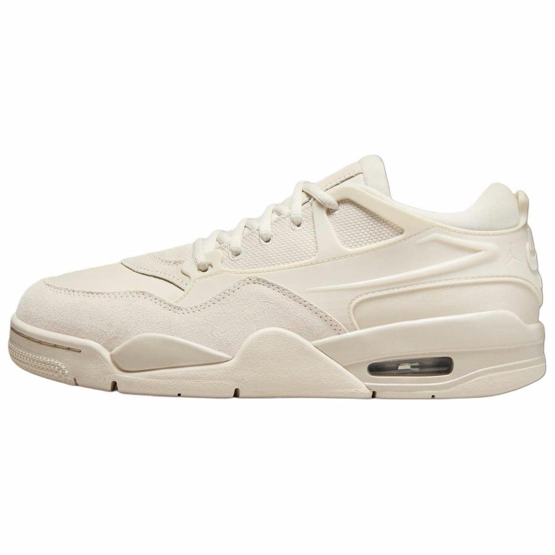 Jordan Air Jordan 4 网布皮革 麂皮 RM WMNS “Legend Light