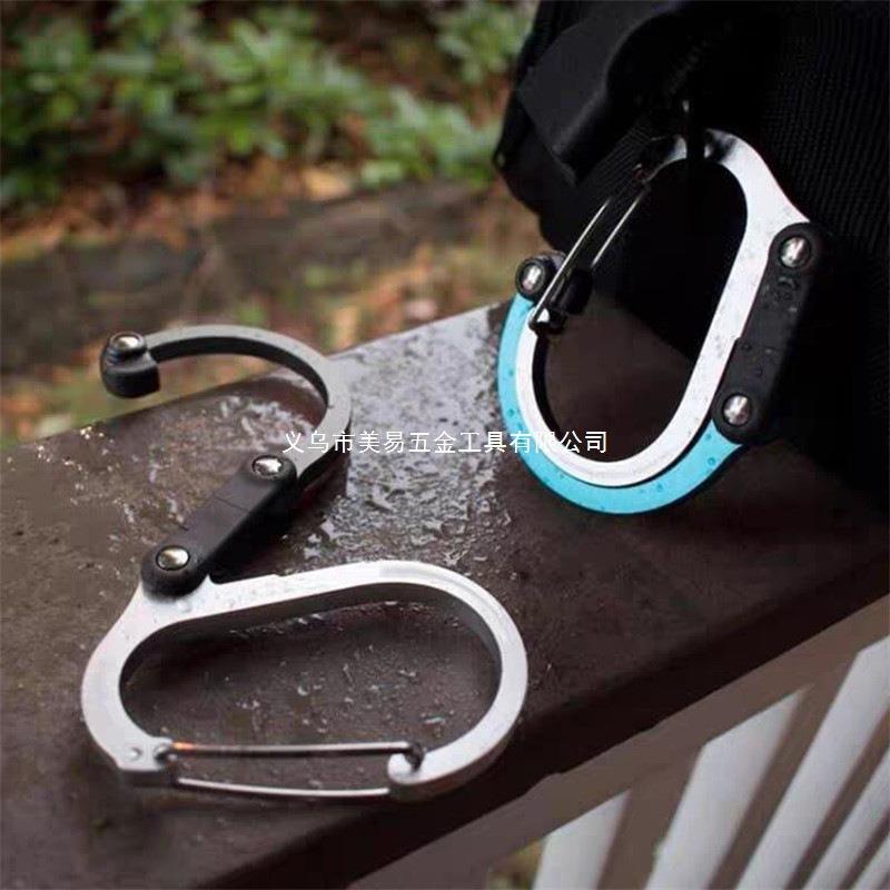 Lazy D-Shaped Climbing Hook, Multi-Functional Carabiner for Outdoor Travel, Quick-Hook Safety Hook, Convenient Hook for Outdoor Use Lazy D-Shaped Climbing Hook, Multi-Functional Carabiner for Outdoor Travel, Quick-Hook Safety Hook, Convenient Hook for Outdoor Use