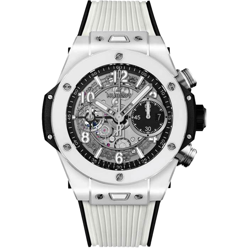 Full Set with Box and Certificate [9.8 New] Hublot Big Bang Ceramic Automatic Mechanical Watch for Men 441.Hx.1171.Rx