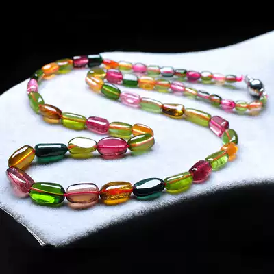 Heavy 34 92 grams Brazilian natural tourmaline necklace jewelry bracelet 06989