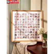 Babys 100-year-old sleeping picture customized baby photo 100-day photo production diy photo frame creative wall hanging