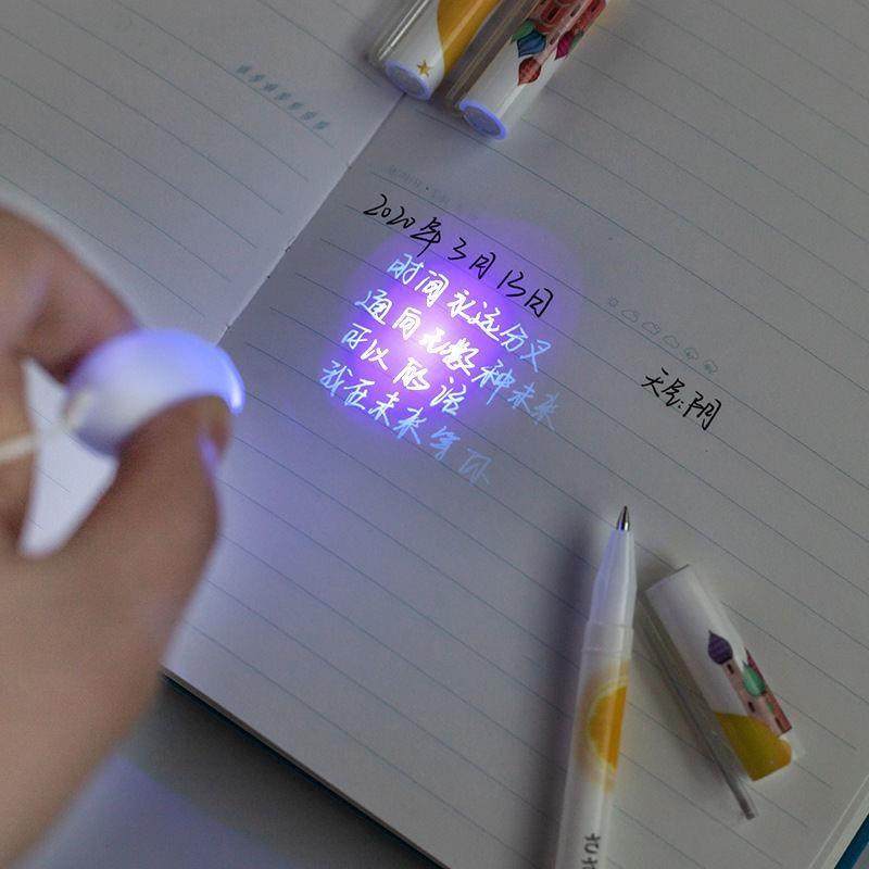 Invisible Marker Pen, Transparent Magic Invisible Highlighter, Magic Pen Ink That Can Disappear, Hidden Text Uv Pen