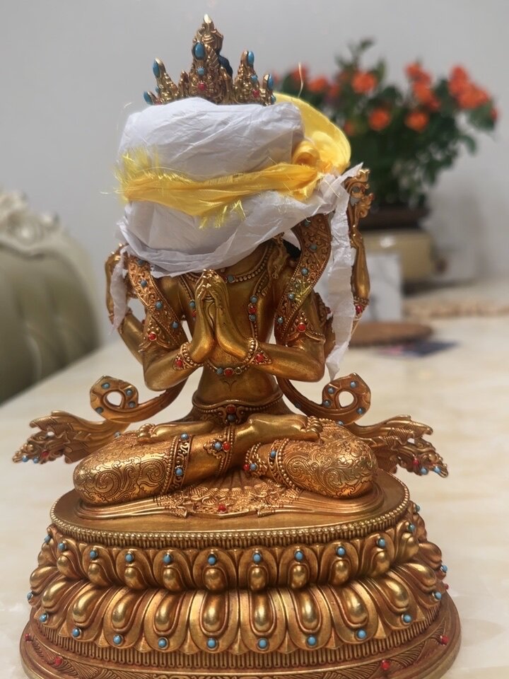 藏村全鎏金《释迦牟尼》精工铜雕室内家用《释迦摩尼》铜佛像摆件评价