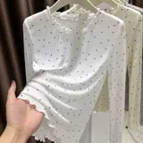 Тонкий базовый приятный телу лонгслив, облегающий крой, защита от солнца