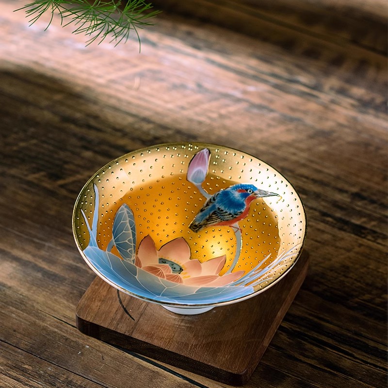 999 True Gold Master's Cup Provincial Master Xiao Jianhui's master's cup of high temperature resistant tea drinking tea ceramic master's cup-Taobao