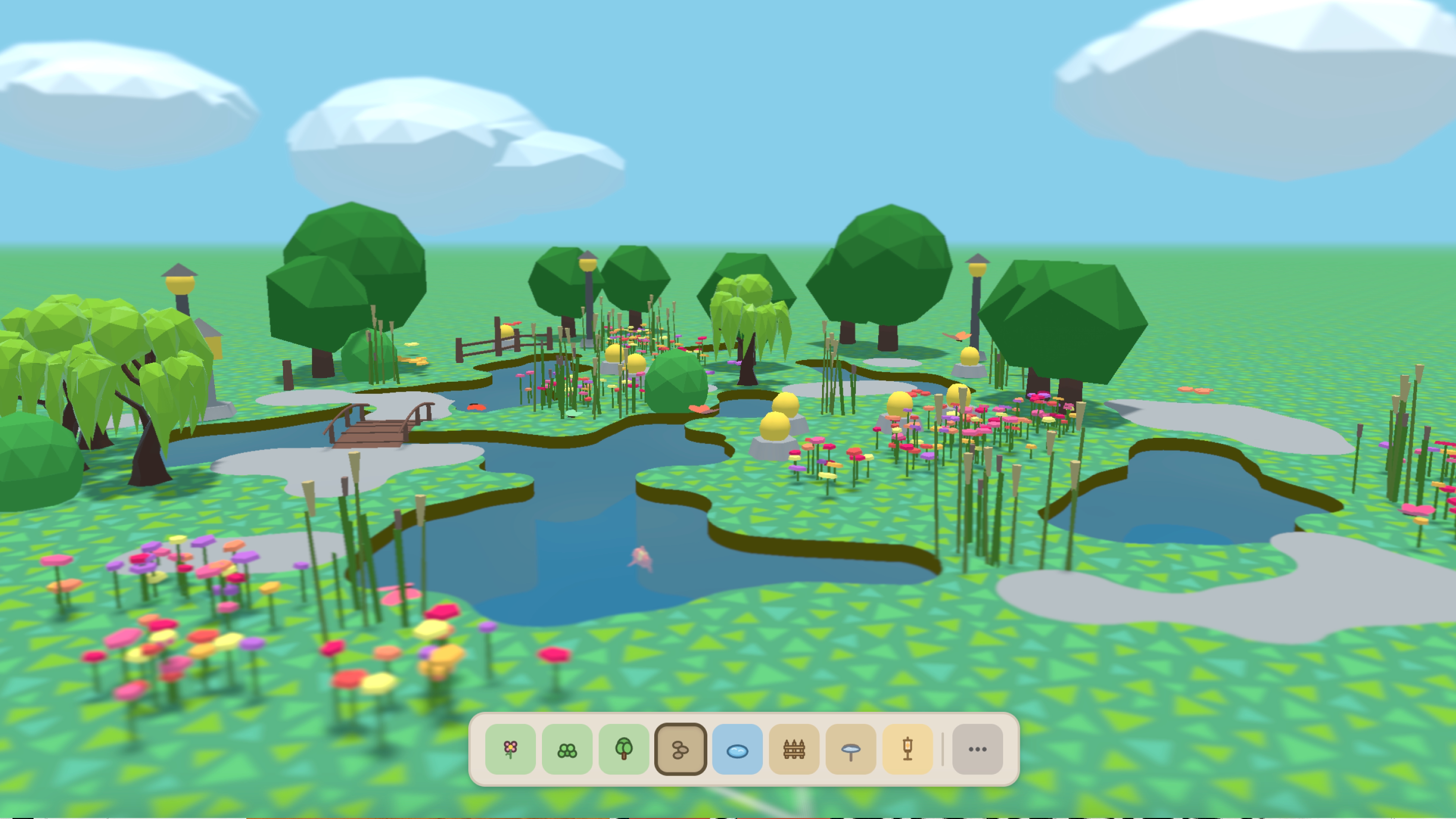 Bloomscape - A 3D Garden Builder That Breathes