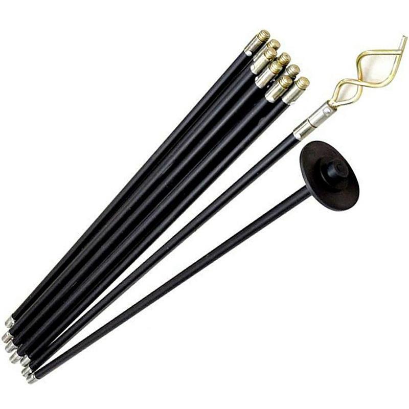 Adjustable Length Pipe Cleaning Tool Set for Unclogging Drains and Cleaning Sewage Lines Adjustable Length Pipe Cleaning Tool Set for Unclogging Drains and Cleaning Sewage Lines