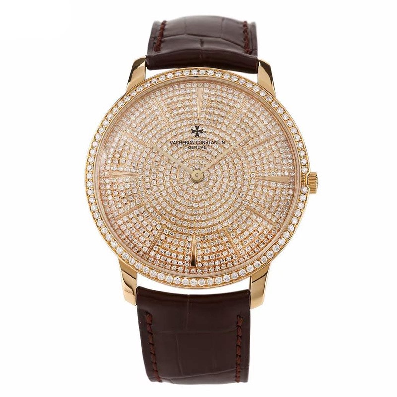 95 New Vacheron Constantin Heritage Series Starry Sky Diamond-Encrusted Manual Mechanical Watch for Men 81180/000J-9118 95 New Vacheron Constantin Heritage Series Starry Sky Diamond-Encrusted Manual Mechanical Watch for Men 81180/000J-9118