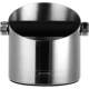 Stainless Steel Coffee Grounds Knock Box for Home Use, Coffee Machine Accessory, Grounds Container for Bar Counter, Coffee Equipment