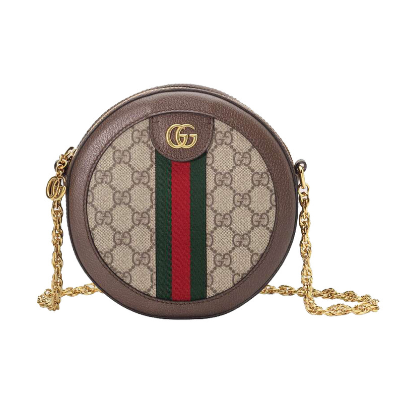 Gucci/Gucci Ophidia Chain Women's Mini Round Bag Shoulder Crossbody Bag as a Gift Gucci/Gucci Ophidia Chain Women's Mini Round Bag Shoulder Crossbody Bag as a Gift