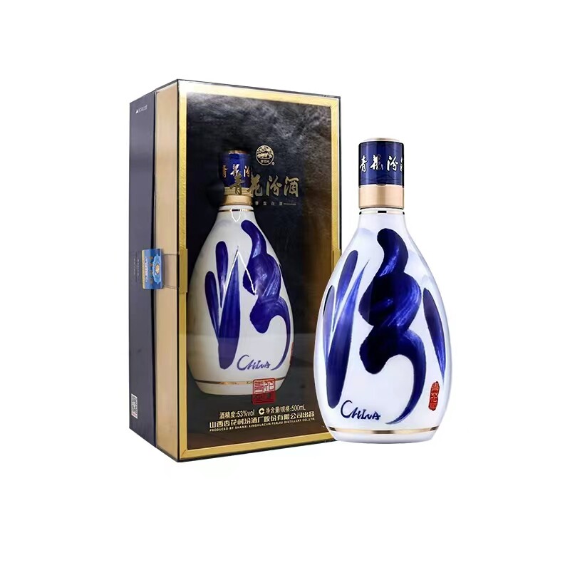 山西杏花村汾酒53度青花30汾酒复兴版500ml 清香型白酒评价- 淘宝网
