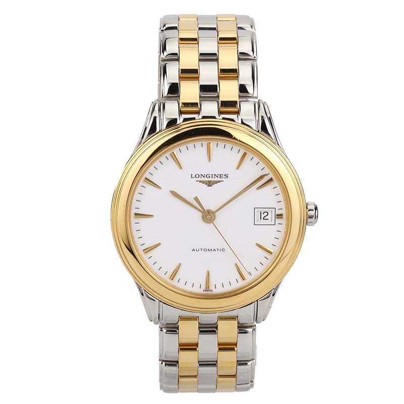 9.8新浪琴军旗系列间金日历功能自动机械36mm男表L4.774.3.22.7