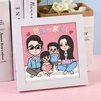 Фоторамка, холст, 18×18см, 15×15см