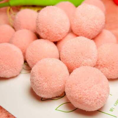 3 см красочный меховой шар Рождественская шапка Bayberry Ball Кашемировый шар Шерстяной шар Высокоэластичный плюшевый шарик Производитель Оптовая продажа
