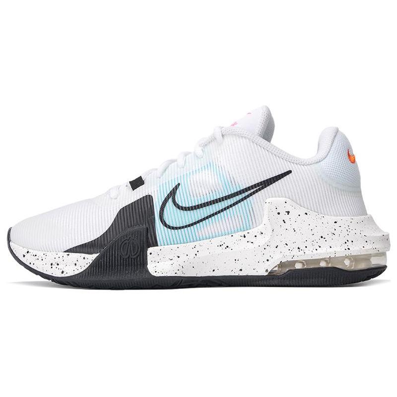 Nike Air Max Impact 4  时尚百搭 低帮 实战篮球鞋 男款 白蓝