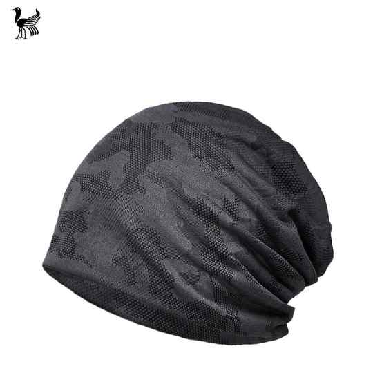 Fashionable and Good-Looking Men's Bald Hat, Fashionable, Breathable, Sweat-Wicking, Quick-Drying Toe Cap, Thin Summer Confinement Hat, Forehead Protector
