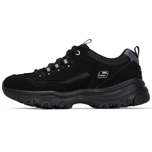 黑色88888250 Skechers BBK 女款 Conik缓震低帮老爹鞋 斯凯奇
