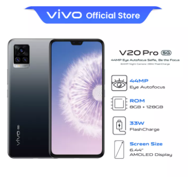 vivo V20 Pro 5G Smartphone | 8GB + 128GB
