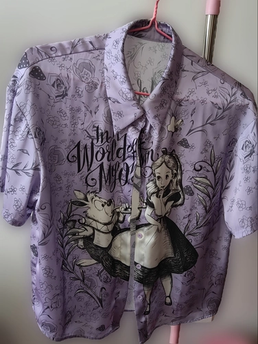 【Модель Alice Co-Brense】 Эльф-мешок/Gelebrating Pocket Printed Рубашка с короткими рукавами, DI