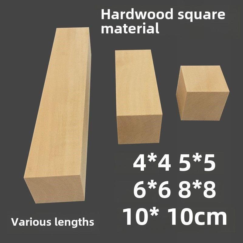 Hardwood Lumber, Small Wood Blocks, Model Materials, Square Wood Pieces, Square Solid Wood Blocks, Wooden Strips
