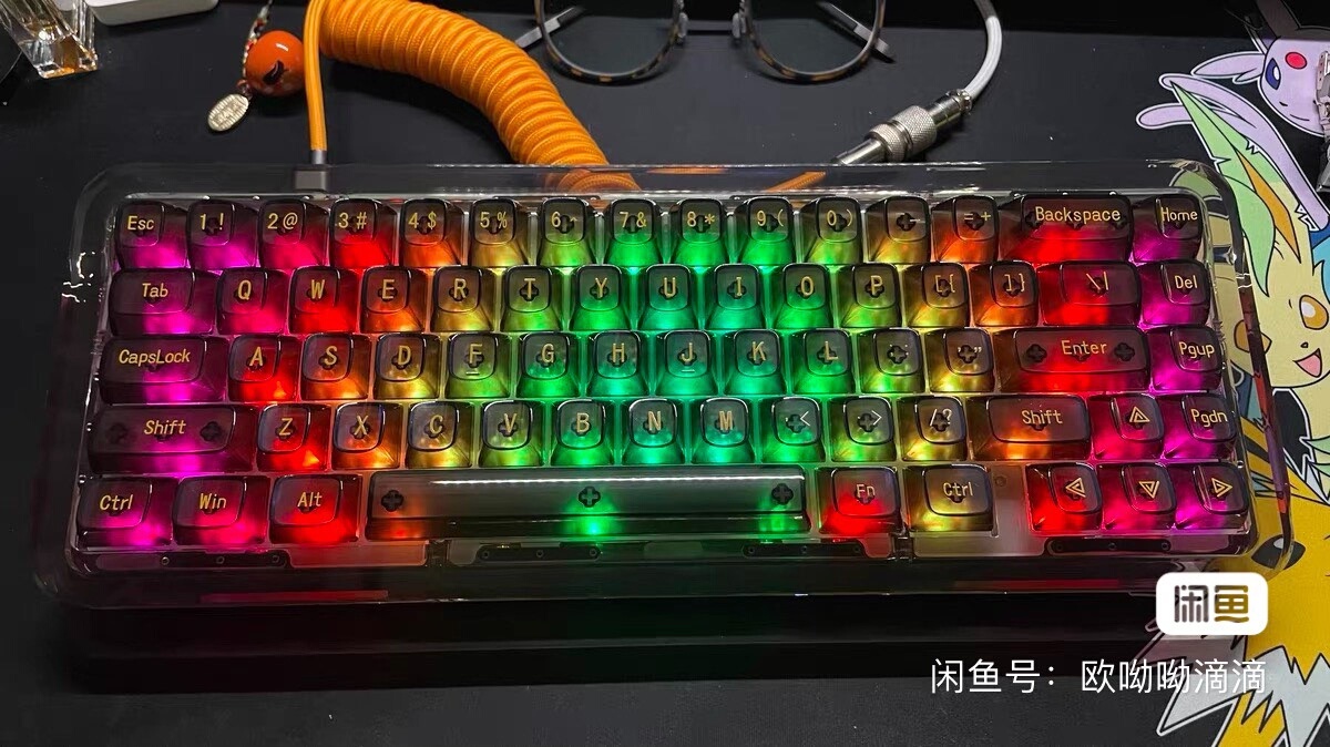 firstblood一血b67黑水晶,冰海精靈軸,成色新,試-Taobao