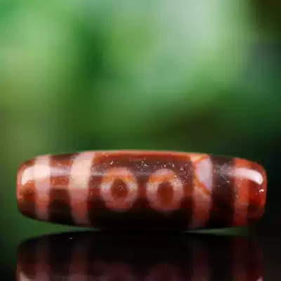 8 71g Tibetan agate pendant five-eye celestial pearl agate pendant