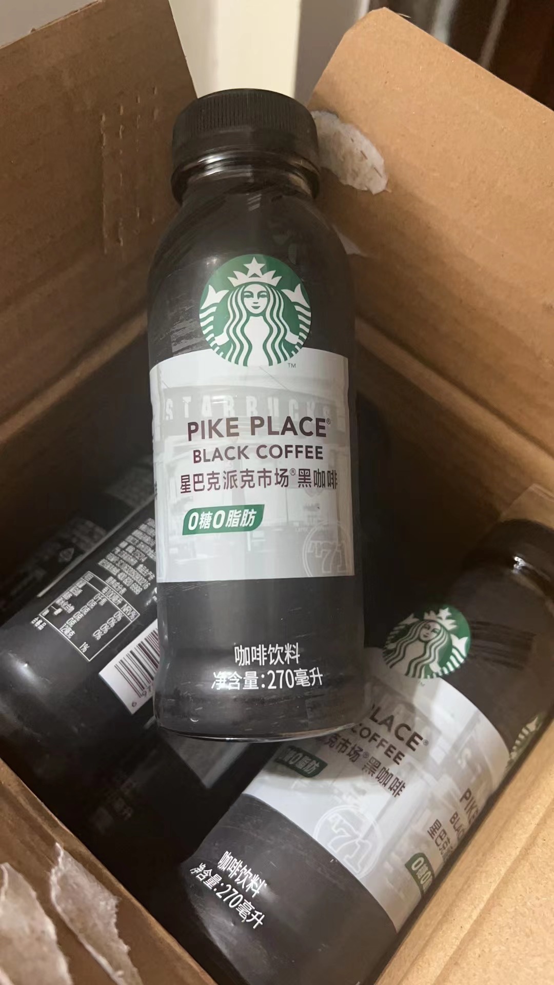 派克市场黑咖啡270ml*15瓶咋样