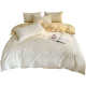 Simple four-piece set 100 pure cotton Class A full cotton sheets, bedding covers, bedding, bedding, dormitory three-piece set 4