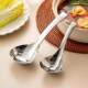 Food-Grade 316 Stainless Steel Spoon, Household Thickened Large Soup Spoon, Deepened Short-Handle Small Spoon for Serving Soup and Porridge