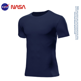 运动速干透气T恤圆领男款 NASAY 短袖 夏季 休闲上衣 RELAX男士