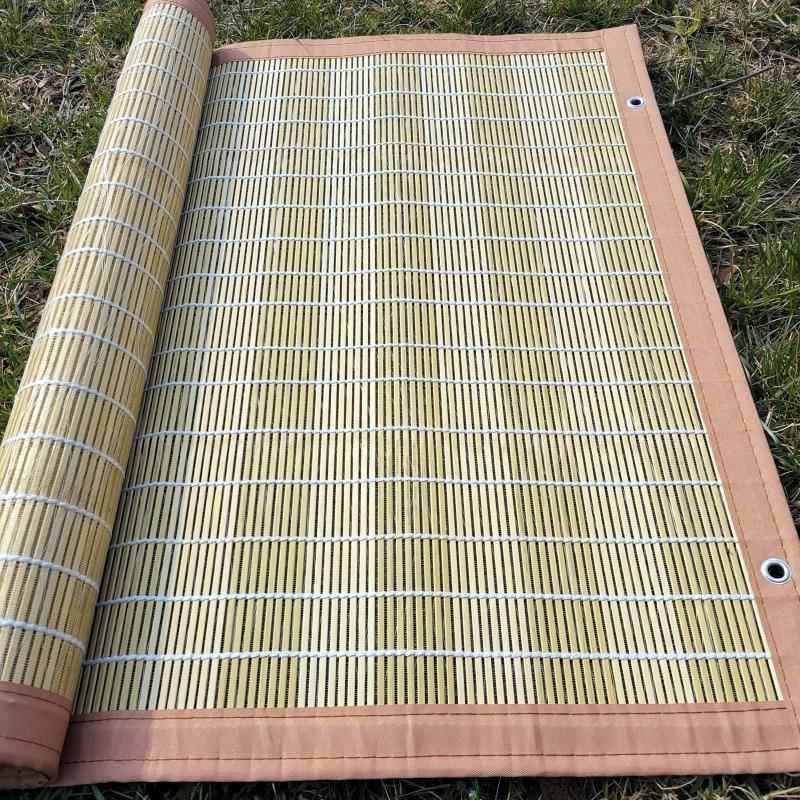 Bamboo Curtain Door Curtain Non-Dyed Bamboo Door Curtain Household Environmentally Friendly Anti-Mosquito Natural Bamboo Door Curtain Zen Blocking Bamboo Hanging Curtain