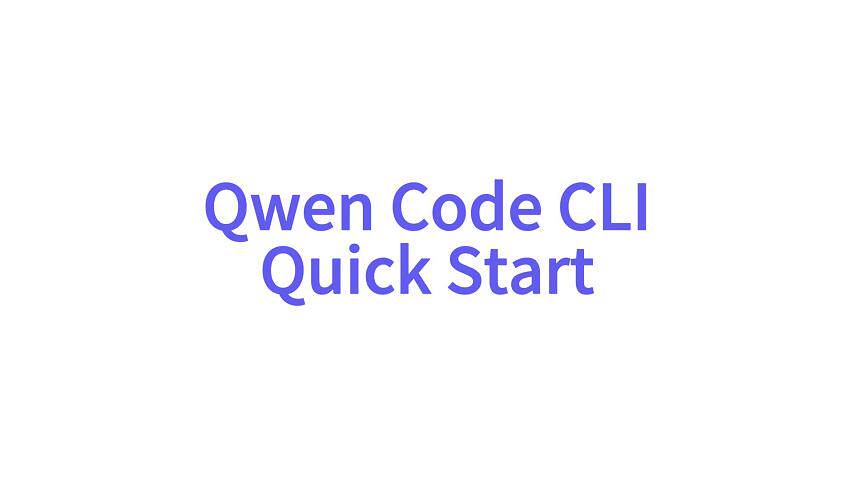 Qwen Code CLI — Início Rápido